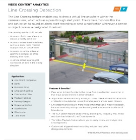 Line Crossing Detection in  Bismarck,  ND